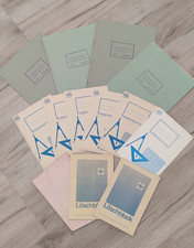 DDR Schulhefte,Millimeterblöcke,Löschblöcke Klasse 9-12 Retro Lehrmittel