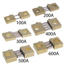 Shunt 75mV FL-19B 100/200/300/400/500A 0,5% Messing-Messwiderstand CG 