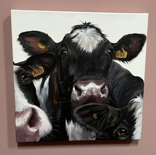 Spring girls original - "spring, acryl