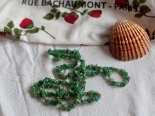 Elegante echte Jade-Kette – ca. 90 cm lang – Naturstein-Schmuck für Stil und Har