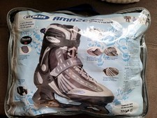 HY SKATE AMAZE Freizeit-Schlittschuhe - GR.43 schwarz silber neu Comfort Fitting