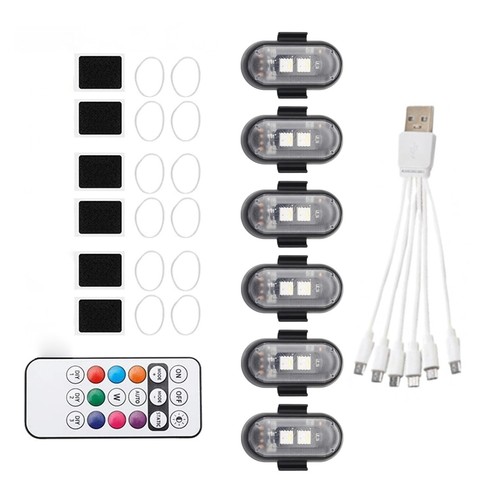 6stk drahtlose led stroboskop - drahtlose,