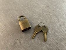 Louis Vuitton Vintage Schloss Nr. 205 altes Modell Koffer Trunk Case selten