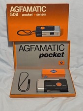 Agfamatic 508 Pocket Sensor Kompaktkamera mit Handschlaufe Vintage Retro +ovp