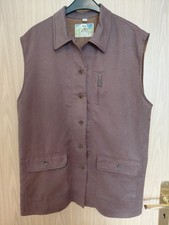 hübsche braune Weste in Gr. 42