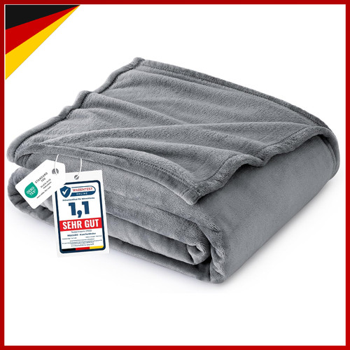 Kuscheldecke flauschig warm - flauschig,