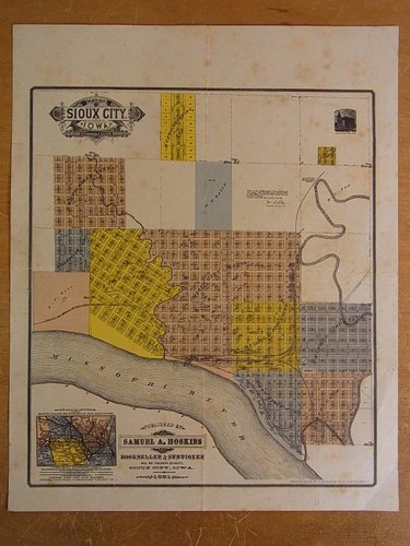 Map sioux city - of, city,