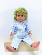 Rarität 60 er Jahre Original Schildkröt-Puppe mit blauen Schlafaugen