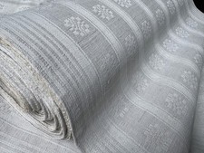 Ballen uraltes handgewebtes Bauernleinen , Muster , ca: 8,00/0,44  Meter um 1900