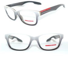 PRADA BRILLE WEISS GRAU VPS