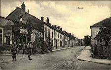 Feldpostkarte 1915 Soldaten Strasse in BOULT nach Wittgensdorf Feldpost gelaufen