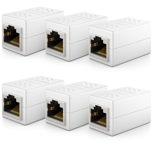 Cat6 patchkabel verbinder - 6x,