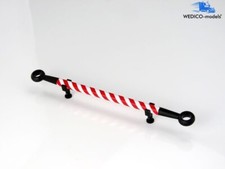 Abschleppstange rot/weis aus Metall mit Halter WEDICO-models