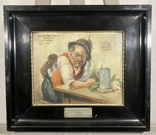 Mann Am Tresen Einer Deutschen