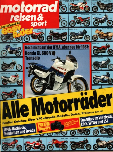 Zeitschrift motorrad reisen - zeitschrift, +