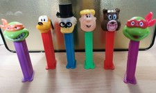 6 alte PEZ Spender Dagobert