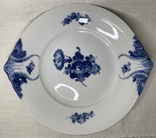 Royal Copenhagen Blaue Blume Porzellan Platte handbemalt 28,5x31,5cm Nr.8162