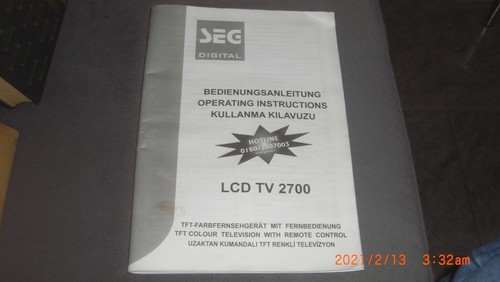 Bedienungsanleitung für lcd - ,