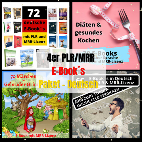 4er set book paket in - set,