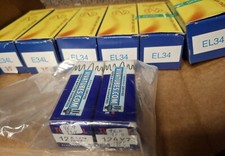 Lot amp tubes 6 el34 - amp, tubes.
