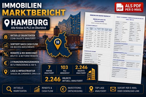 Immobilien pdf report - report, hamburg