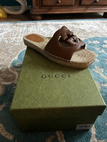 Gucci leather upper sandalen - gucci,