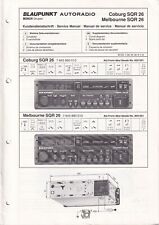 Service Manual-Anleitung für Blaupunkt Coburg SQR 26,Melbourne SQR 26 