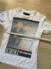 Philipp Plein Shirt Herren Gr M Weiß Tony Montana Scarface Strass Jungen Legit