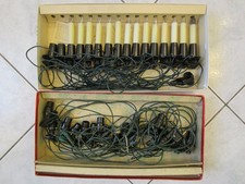2 Stück DDR Lichterketten, 16er, als Ersatzteilspender, Lampen i.O.