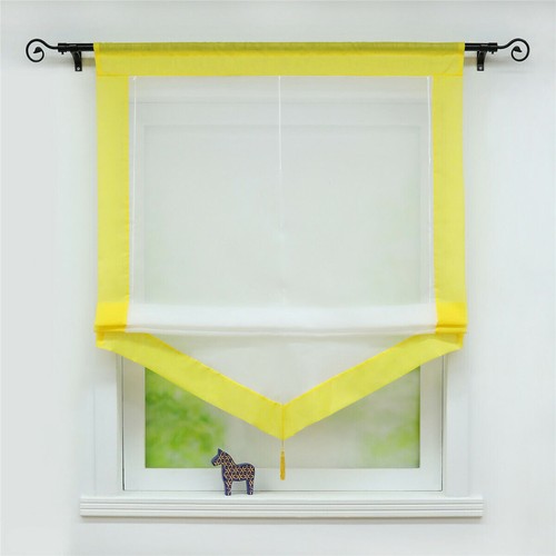 Voile raffrollo landhaus - voile,
