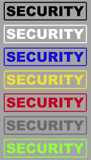 Aufkleber Sticker Security für Auto, Türen etc. Sicherheitsdienst Türsteher 19cm