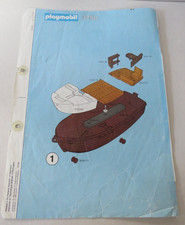 Playmobil 3750 Piratenschiff  Vintage  Bauplan RARITÄT !