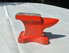 Vintage, kleiner Miniatur-Amboss aus Eisen für Goldschmiede, Uhrmacher, usw.