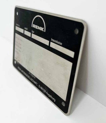 Maschinenschild renk - maschinenschild,