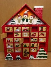 Adventskalender zum Befüllen Weihnachtskalender aus Holz