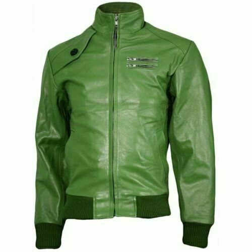 Herren grüne bikerjacke 100 - herren,