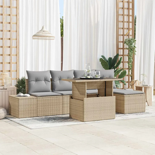 Gartensofa set mit kissen - mit,