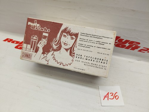 Ddr cocktail garnitur gläser - ddr,