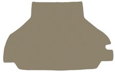 Basic Kofferraummatte für BMW E10 TOURING 3t H/B 1962-1977 Dunkelbeige x14 Rand