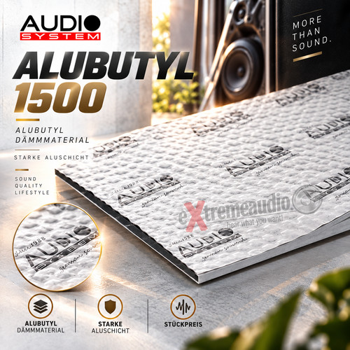 Audio system alubutyl 1500 - system,