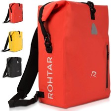 Fahrradtasche Gepäckträgertasche Rucksack Wasserdicht & reflektierend 18 & 25 L