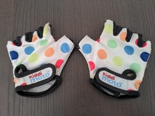 Niedliche Kinder Fahrrad Handschuhe Kiddi Moto bunt gepunktet Gr. M / 5-7 Jahre