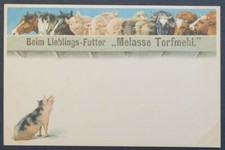 Werbe-AK MELASSE TORFMEHL