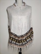 Alpaka Poncho Umhang Herren