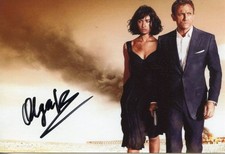 James Bond 007: Olga Kurylenko Originalautogramm mit Daniel Craig