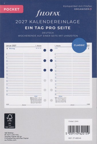 Filofax 68246 pocket - filofax,