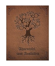 Ahnentafel zum Ausfüllen: Buch für Hobby Ahnenforschung für mehrere Generatio