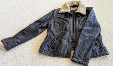 Echte lederjacke lindgrøn - lederjacke,