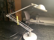 Berenice Luceplan elegante, leichte Tischleucht, die kleine Version, silbern neu