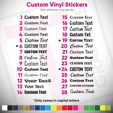 Personalisierter Name Vinyl